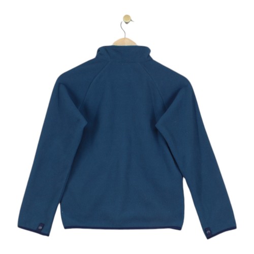 North Face Fleece Jacket Boys Size M Blue Full Zip Outdoor Hiking - Picture 2 of 14