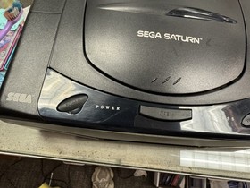 Sega Saturn Complete Console Bundle Two Controls & Sonic R & Virtual cop Tested