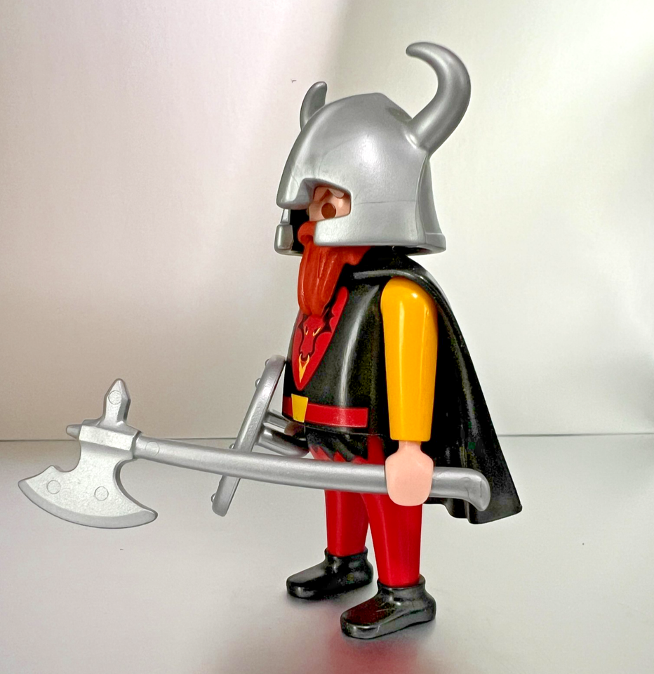 Playmobil 316 - Vichingo Con Ascia E Scudo, Figura Giocattolo Per Bambini 4+