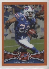 2012 Topps Chrome Retail Orange Refractor Fred Jackson #167 8x7