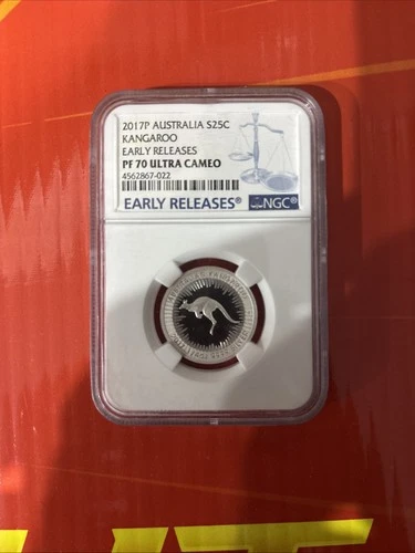 2017P Australia S25C Kangaroo NGC PF70 Ultra Cameo Early Releases