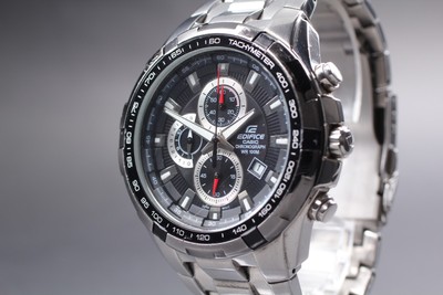 New Batt [Exc+5] Casio Edifice Ltd. EF-539 Chronograph Qz Men's Watch  JAPAN