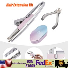 6D Extension Machine Human Hair Extension Kit Set Salon Fusion Tool Connector