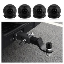 4pcs Trailer Hitch Ball Cover Fit 2in Diameter Ball Hitchrubber Lunar Shape Bal