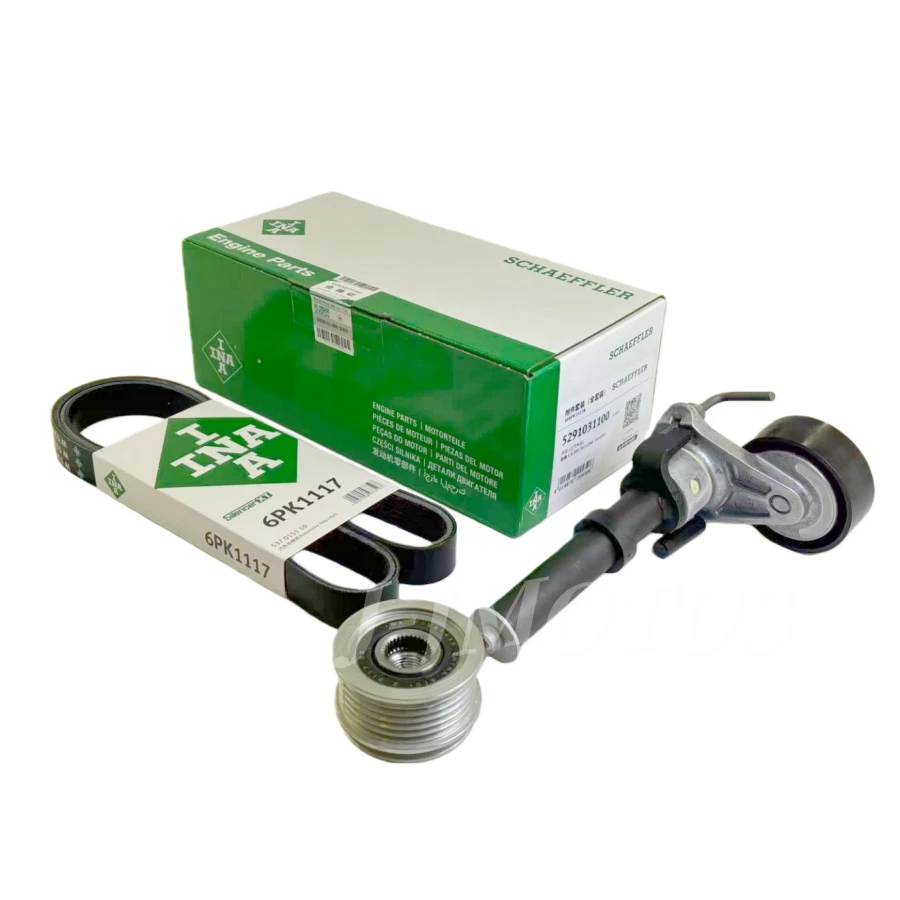 Generator V-belt Tensioner Kit For VW Passta Audi A3 Q3 1.8 2.0T 06J903133A Foto 4 de 4