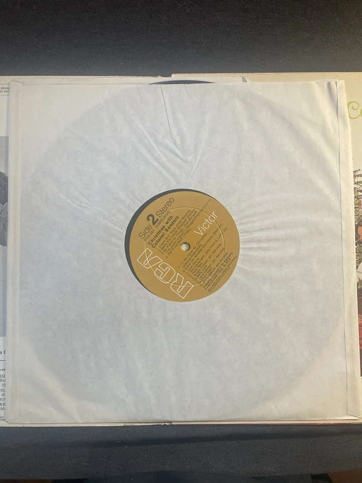 Christmas with Colonel Sanders LP/RCA Victor 1969 Chet Atkins - Image 4 of 4