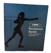 Resistance Bands Set with Handles 10-50LB Workout Tubes Exercise Bands home gym