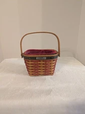 Longaberger 2001 Inaugural Basket with Liner and Protector!!!