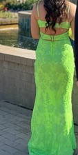 Lime Green Prom/Formal Dress, Size 2