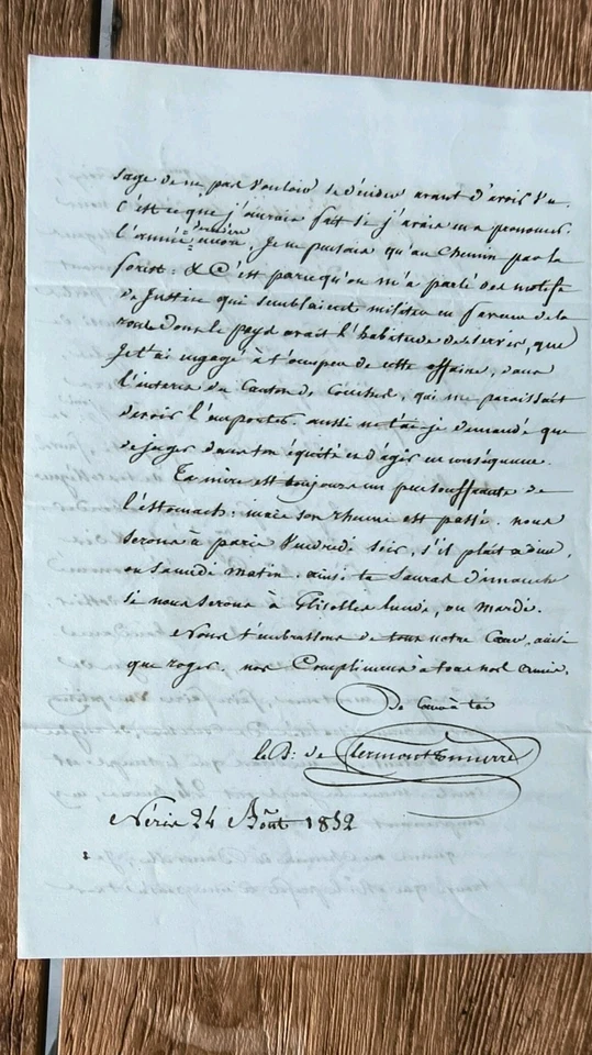 Général de Clermont-Tonnerre, chemin de fer Paris-Cherbourg , 2e Empire - Photo 3/4