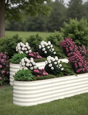 2er Hochbeet Pflanzbeet Gemüsebeet Pflanzkasten Garten Stahl Blumenbeet Pflanzge