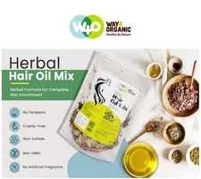 Herbal Hair Oil Mix – 150g – 21 Ayurvedic Herbs – Hair Growth, Thickness & Scalp