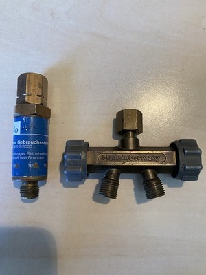 Abzweigstelle Sauerstoff mit Gebrauchsstellenvorlage