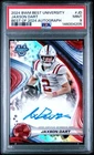 2024 Bowman's Best University Jaxson Dart Autograph Auto #BOAJD PSA 9 MINT