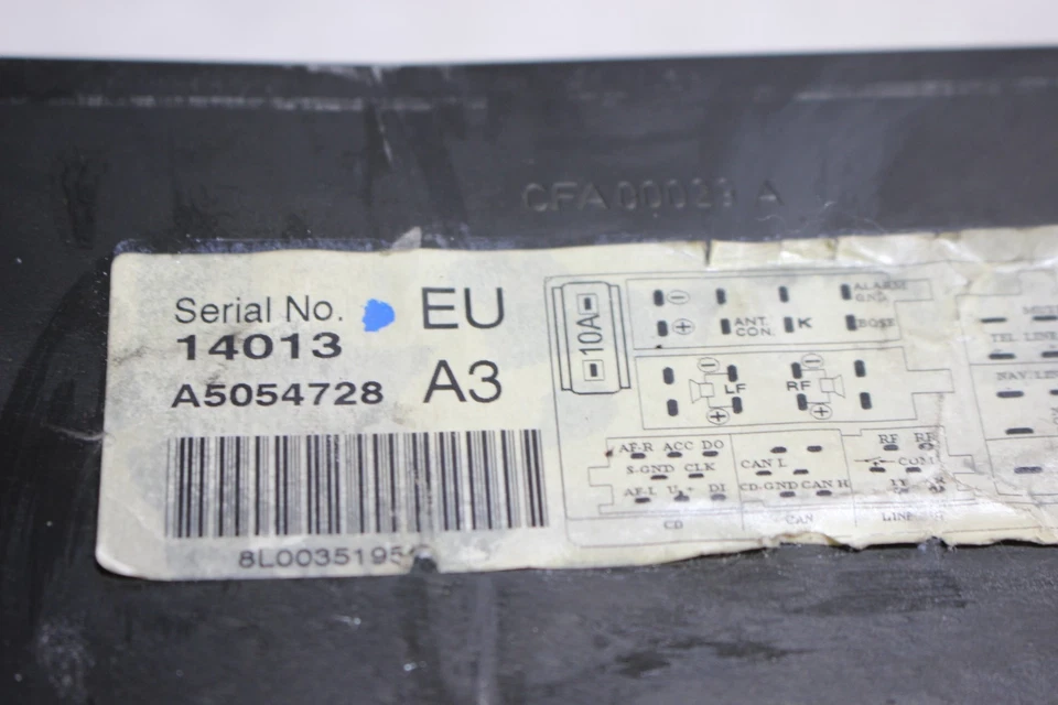 Autoradio Kassette SYMPHONY OHNE CODE!!! 8L0035195 / 5054728A3 Audi A3 8L Bj,01 - Bild 2 von 4