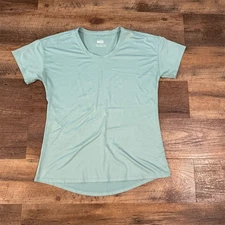 REI Co-op Active Pursuits Performance T-Shirt Sea Foam Green Short Sleeve S READ