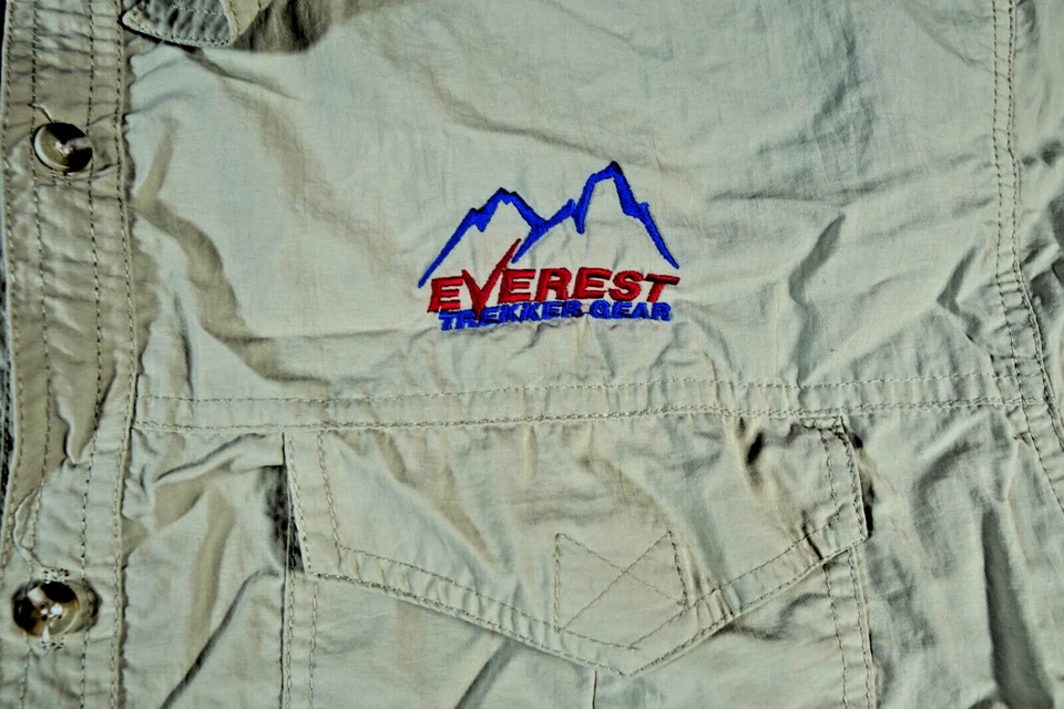 Camisa Everest Trekker Gear Mujer Beige XXL Ventilada Pesca, Camping Manga Corta Foto 2 de 4