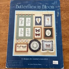 Butterflies In Bloom Cross Stitch Chart 11 Graph-It Arts Designs 1985  Lynn Busa