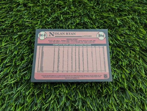 Paquete de tarjetas 2024 Topps Serie 1 Nolan Ryan '89 Topps Cromo Plata #T89C-60 - Salón de la fama - Imagen 2 de 2