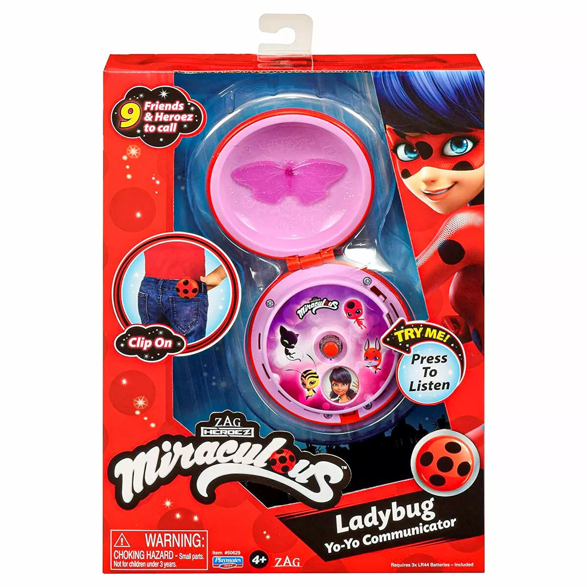 Miraculous Ladybug Yo-Yo Communicator Interactive Pretend Play Toy