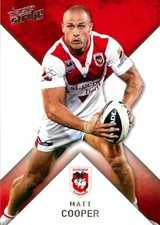 2011 ST GEORGE ILLAWARRA DRAGONS NRL Card MATT COOPER