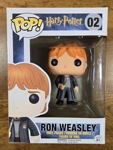 VAULTED Funko POP! Harry Potter #02 RON WEASLEY, 2018 In Protector, New