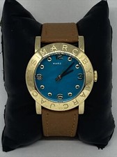Marc By Marc Jacobs MBM8624 Womens Brown Leather Analog Dial Quartz Watch WFH123
