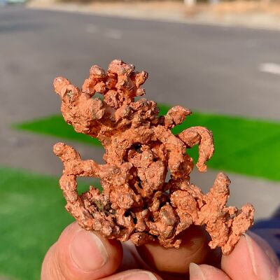 41G Rare!! iridescent Native Copper crystal mineral specimen
