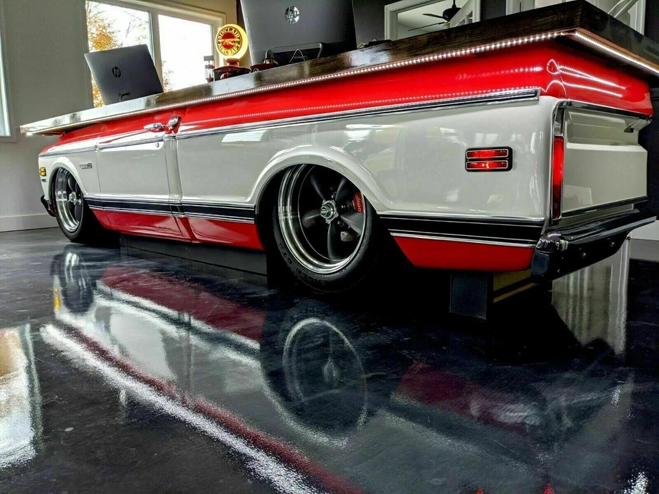 Soporte de radiador delantero suburbano para camioneta GMC C15 K15 67-68 **Calidad de restauración** Foto 4 de 4