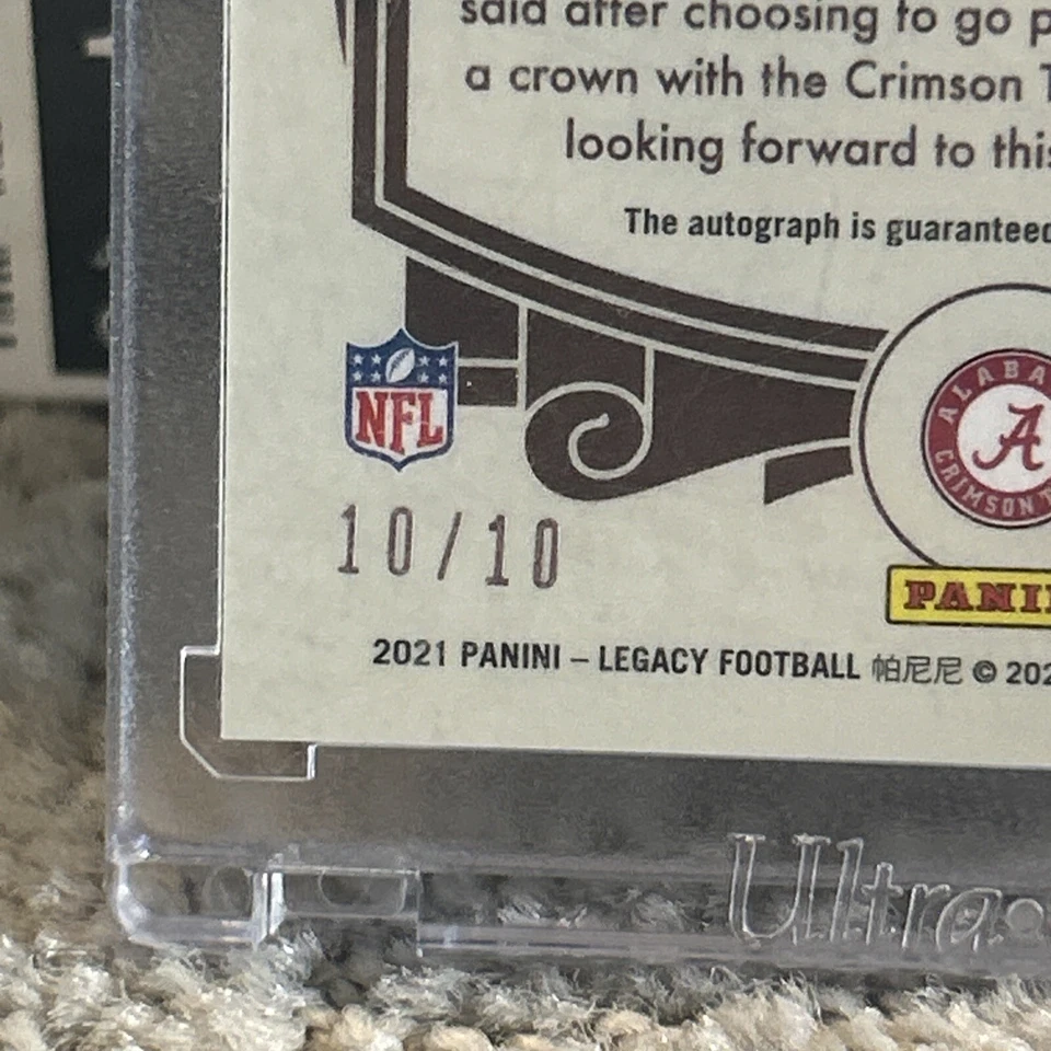 Mac Jones Auto /10 Legacy Under The Lights - Image 3 of 4