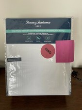 BNIP Tommy Bahama King Percale 200TC Sheet Set, White, 100 cotton, Made in India