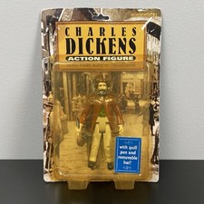 Charles Dickens Action Figure with Quill Pen & Removable Hat Accoutrements 2005
