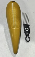 Guiro Plastico Puerto Rico 12” Corte Original Con Puyero Mercedes Bends.