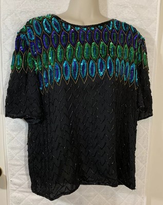 large sequin top