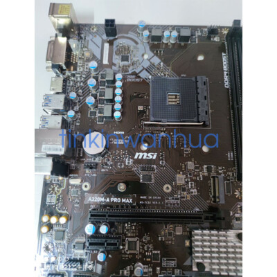 For MSI A320M-A PRO MAX Motherboard Socket AM4 DDR4 1×PCI-E X16