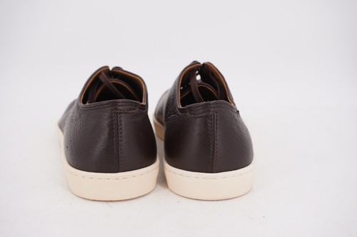 NUEVO | $475 GEORGE CLEVERLEY JACK ZAPATILLA BAJA COSIDA A MANO UK 10 US 11 MARRÓN PECARY - Imagen 4 de 17