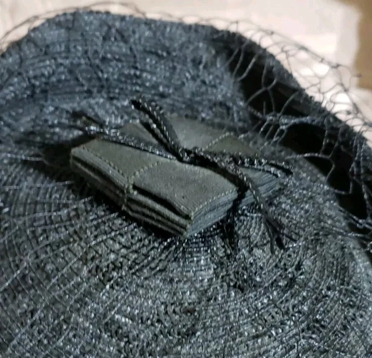 Sombrero Mr John Jr Damas Boutique Vintage Fieltro Lana 7 1/8 57 cm Foto 2 de 4