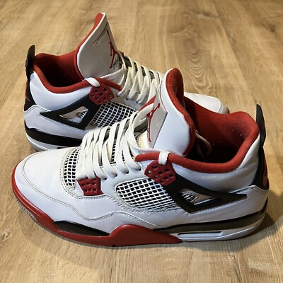 Nike Air Jordan 4 Retro Fire Red 2020 Men Size 10.5 CLEAN DC7770