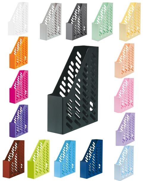 HAN Stehsammler KLASSIK DIN A4/C4 MIT SICHT- UND GRIFFLOCH [Farbe wählbar]