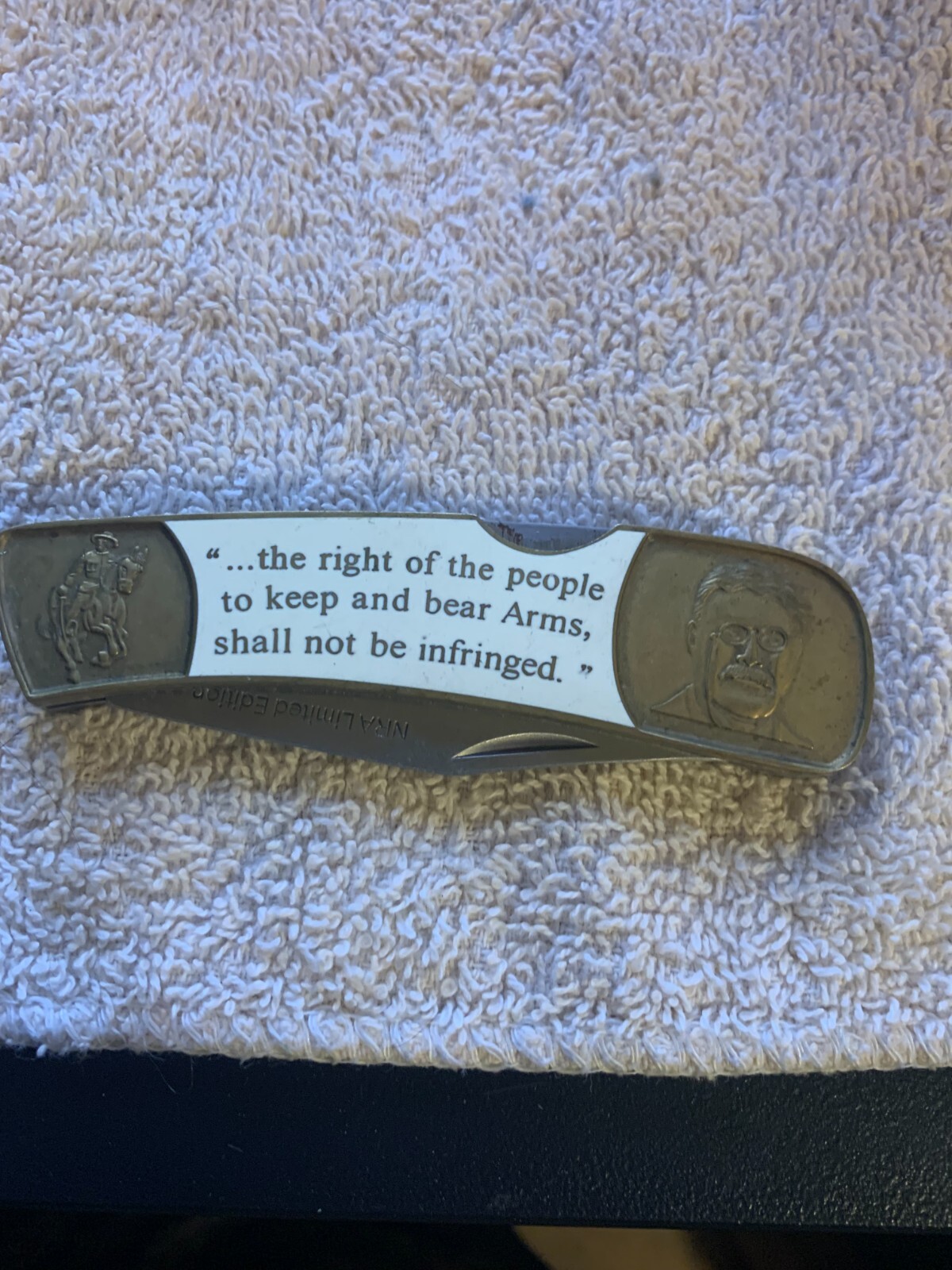 Limited Edition Theodore Roosevelt 440 NRA pocket knife eBay