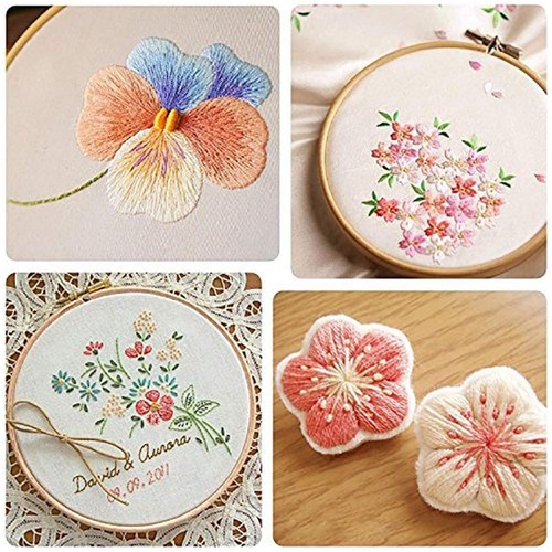 Embroidery Thread Cotton Cross Stitch Craft Sewing 12 Skeins Assorted - Picture 6 of 9