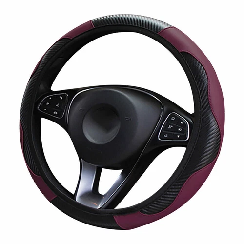 Auto Lenkradbezug Lenkradschoner Lenkradhülle Leder Ø 37-38/ 15" - Bild 7 von 12