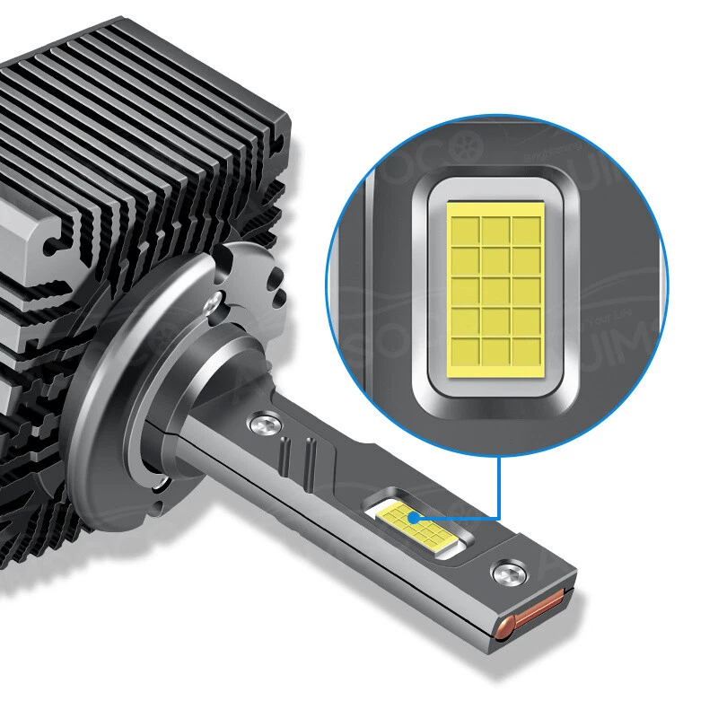 For Lamborghini Aventador 2013-2019 D3R D3S LED Headlight Bulbs Super Bright - Image 4 of 4