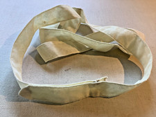 Vintage cotton Net belt Sash antique Victorian snap Ivory large Narrow handmade