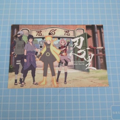 Naruto Boruto Ninri Postcard Limited Illustration 14+ Soft Card NARUTO&BORUTO