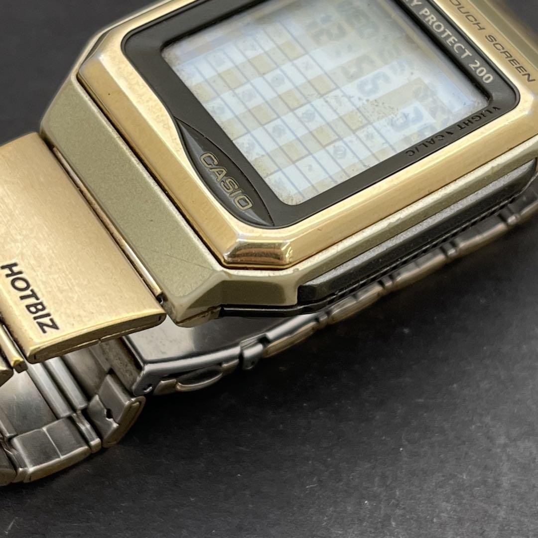 CASIO ホットビズ VDB-3000 データバンク　ゴールド Vintage RARE Casio HOTBIZ VDB-3000 Touch Screen Memory