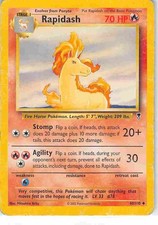 Rapidash 60/110 Uncommon Legendary Collection Pokemon HP/DMG