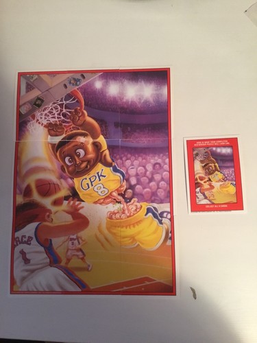2006 ANS5 Garbage Pail Kids Slam-Dunk Dylan "Kobe Bryant" #8- 9 Card Puzzle