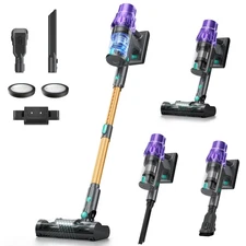 Cordless Vacuum Cleaner, 50KPA/70Mins Vacuum Cleaners for Home with Auto Dust...