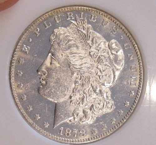 1878 S Morgan silver dollar - UNC, Reflective, Frosty, 5235